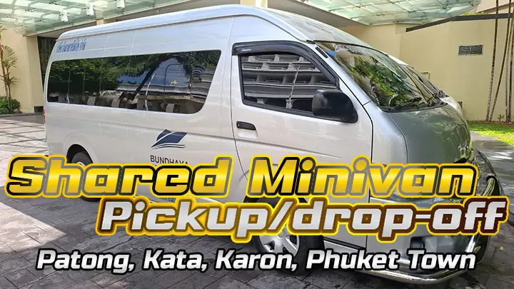 Patong Beach to Rassada Pier & Phi Phi Island: Shared minivan pickup